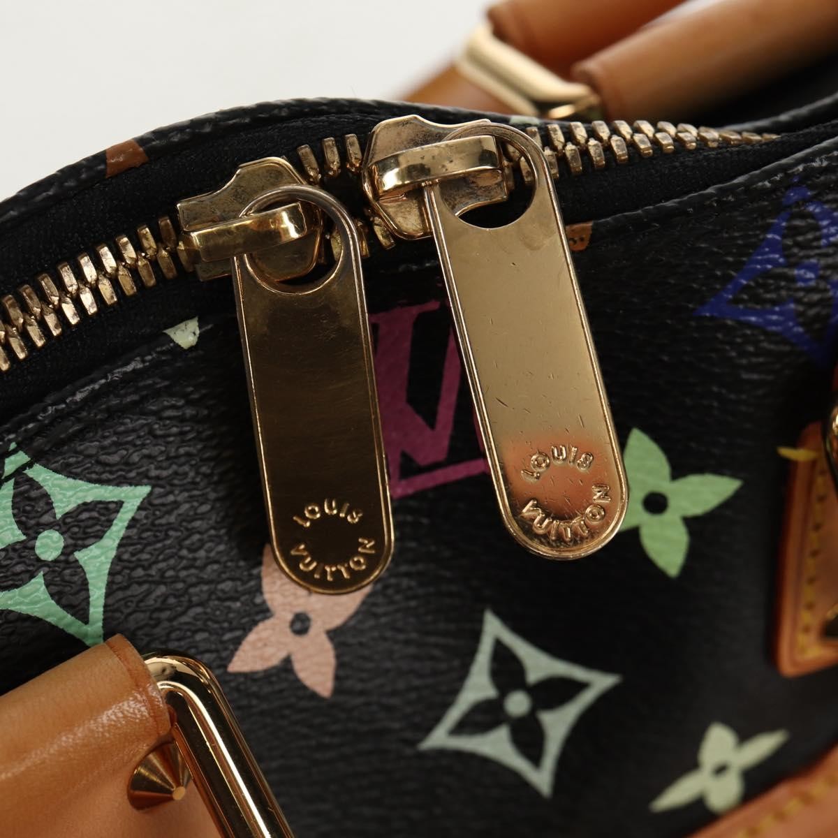 Louis Vuitton Alma Handbag Monogram Multicolor Multicolour Canvas Handbag
