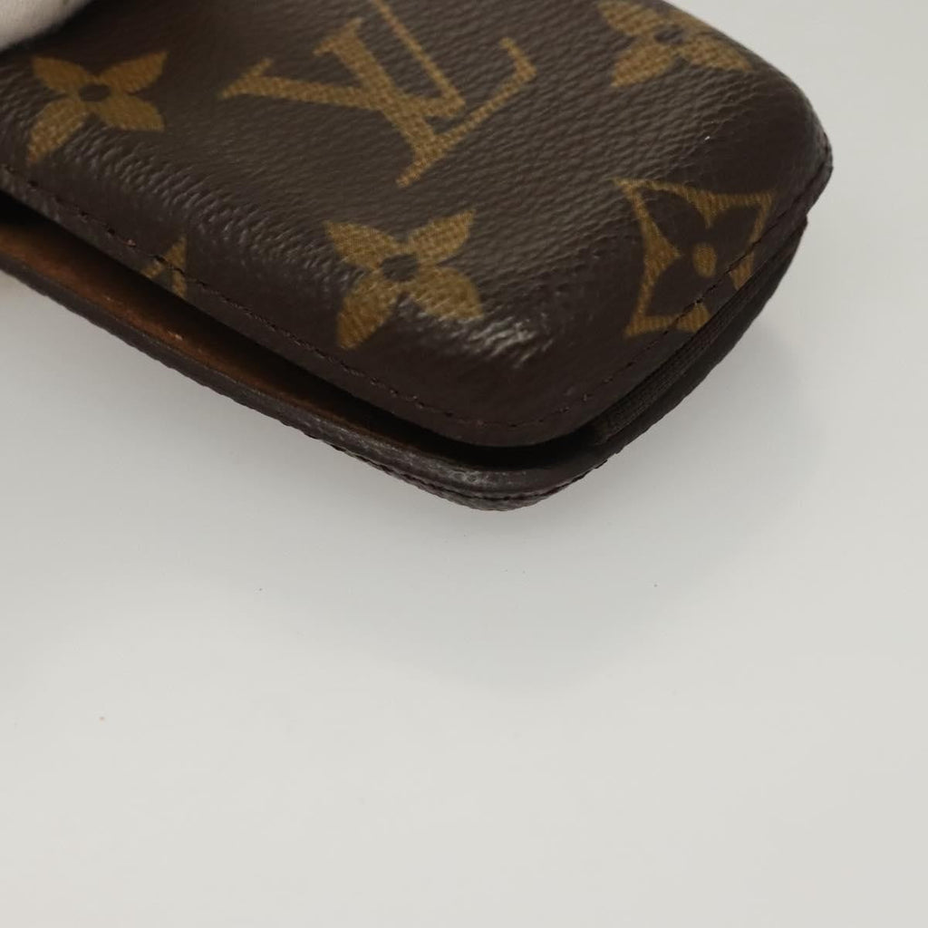Louis Vuitton Etui Phone Case Monogram Canvas Brown Canvas Bag