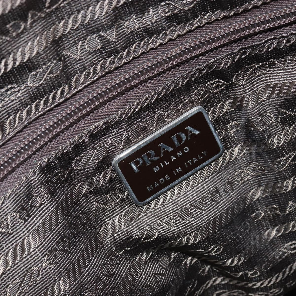 Prada Zip Around Tote Tessuto Khaki Nylon Handbag