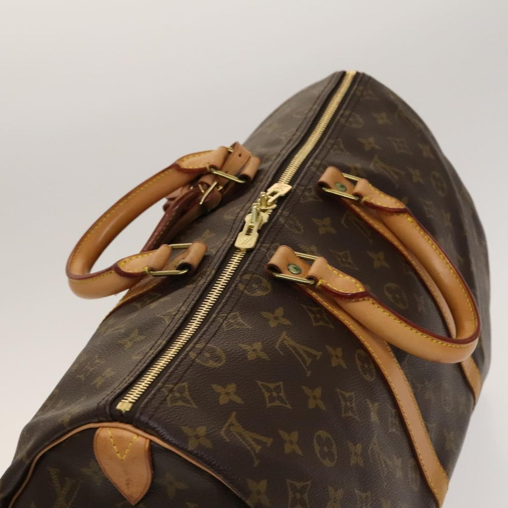 Louis Vuitton Keepall Bag Monogram Canvas Brown Canvas Bag