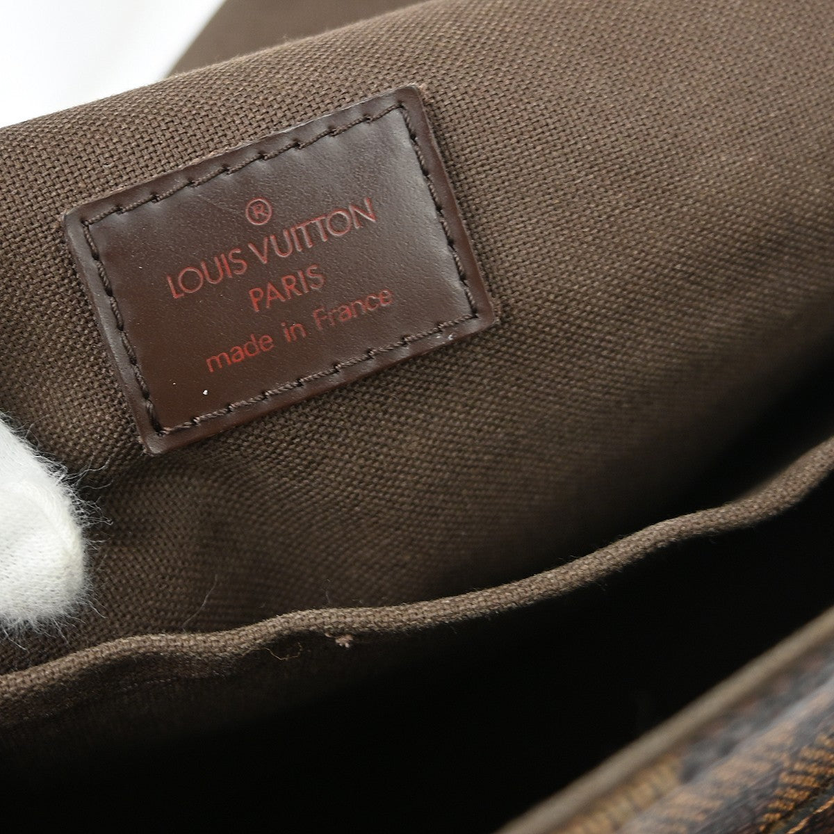 Louis Vuitton Melville Messenger Bag Damier Brown Canvas Shoulder Bag