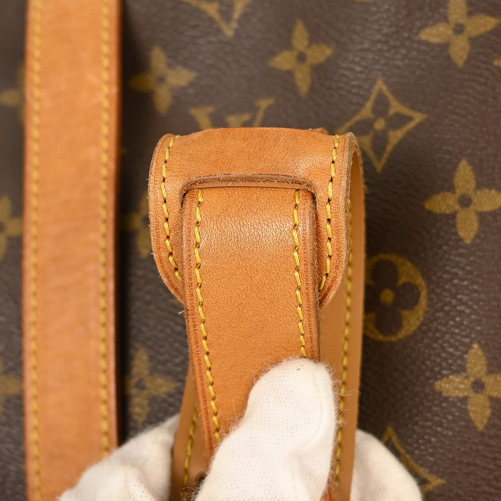 Louis Vuitton Saumur Handbag Monogram Canvas Brown Canvas Shoulder Bag
