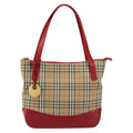 Burberry Nova Check Handbag Nova Check Canvas Beige Canvas Handbag