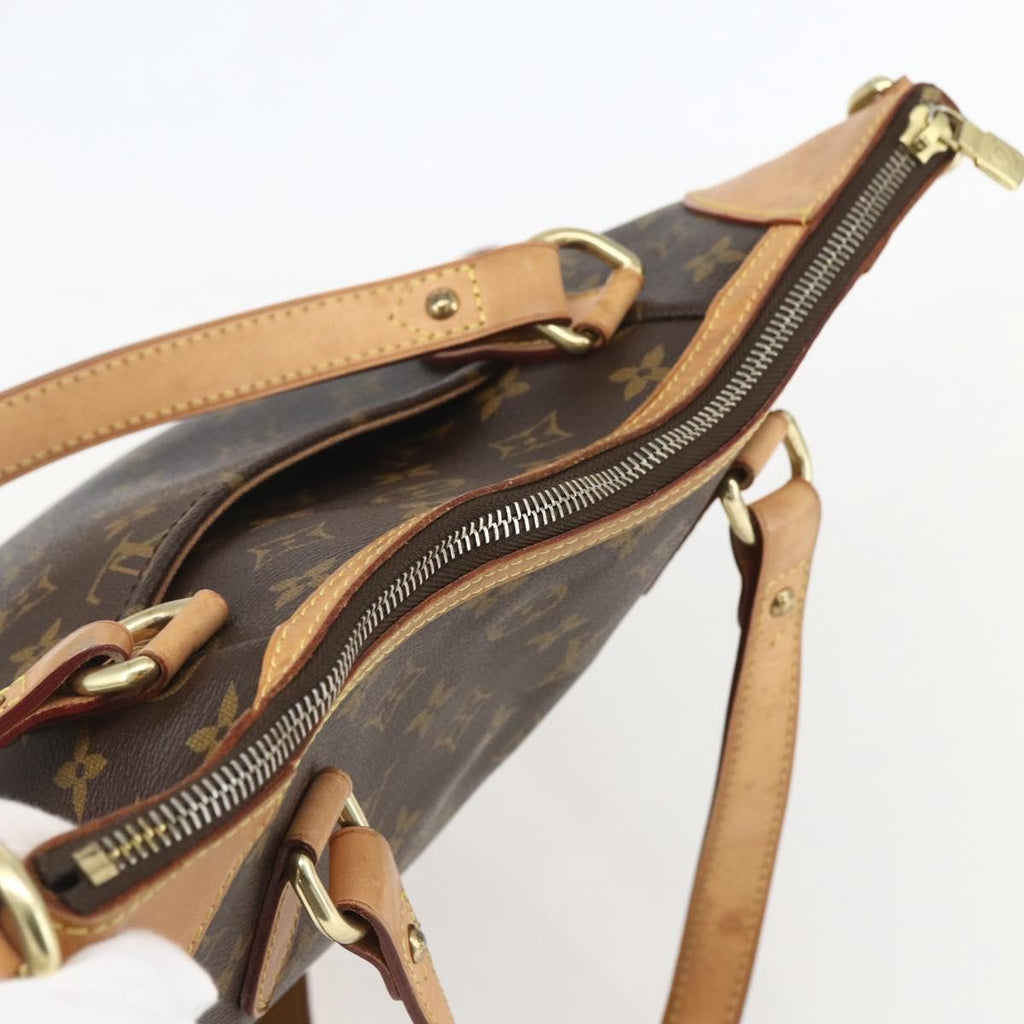 Louis Vuitton Odeon Handbag Monogram Canvas Brown Canvas Shoulder Bag