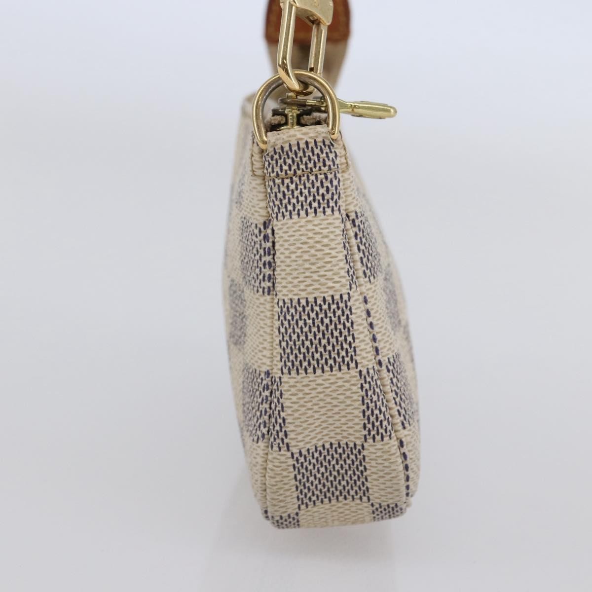 Louis Vuitton Pochette Accessoires Damier White Canvas Bag