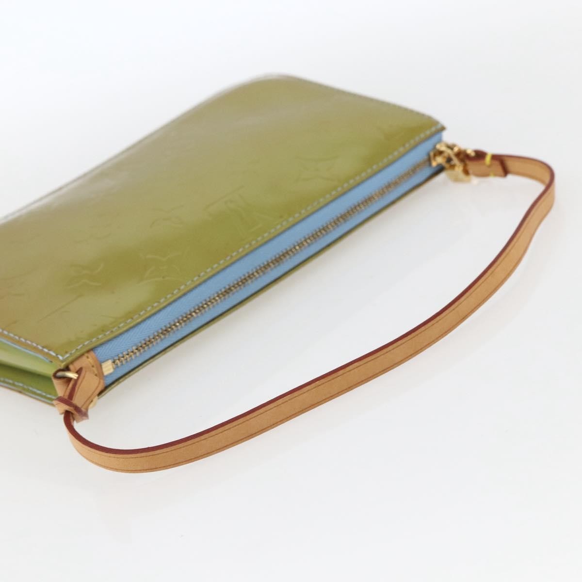 Louis Vuitton Lexington Pochette Monogram Vernis Blue Patent_Leather Clutche & Pouche Bag