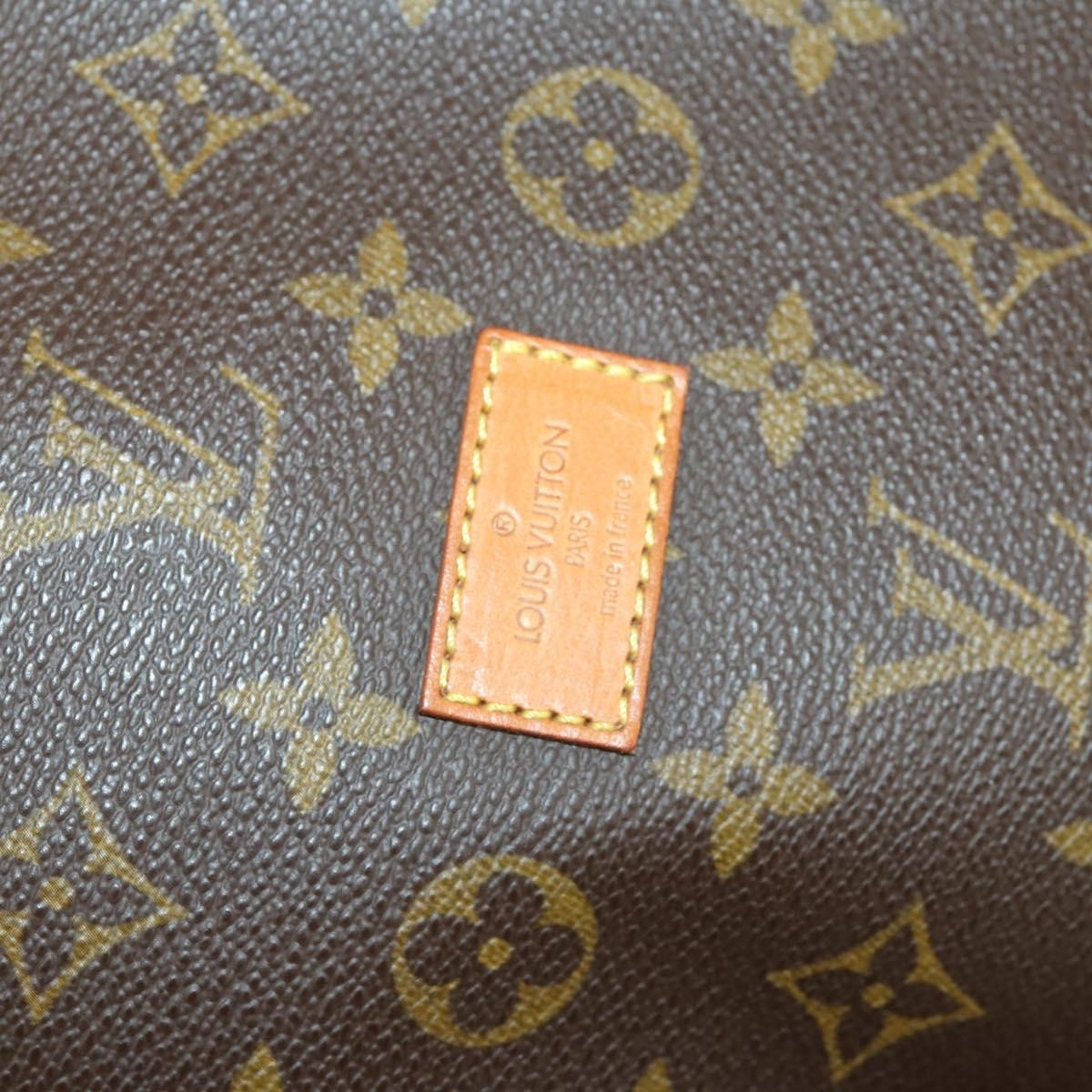 Louis Vuitton Saumur Handbag Monogram Canvas Brown Canvas Shoulder Bag