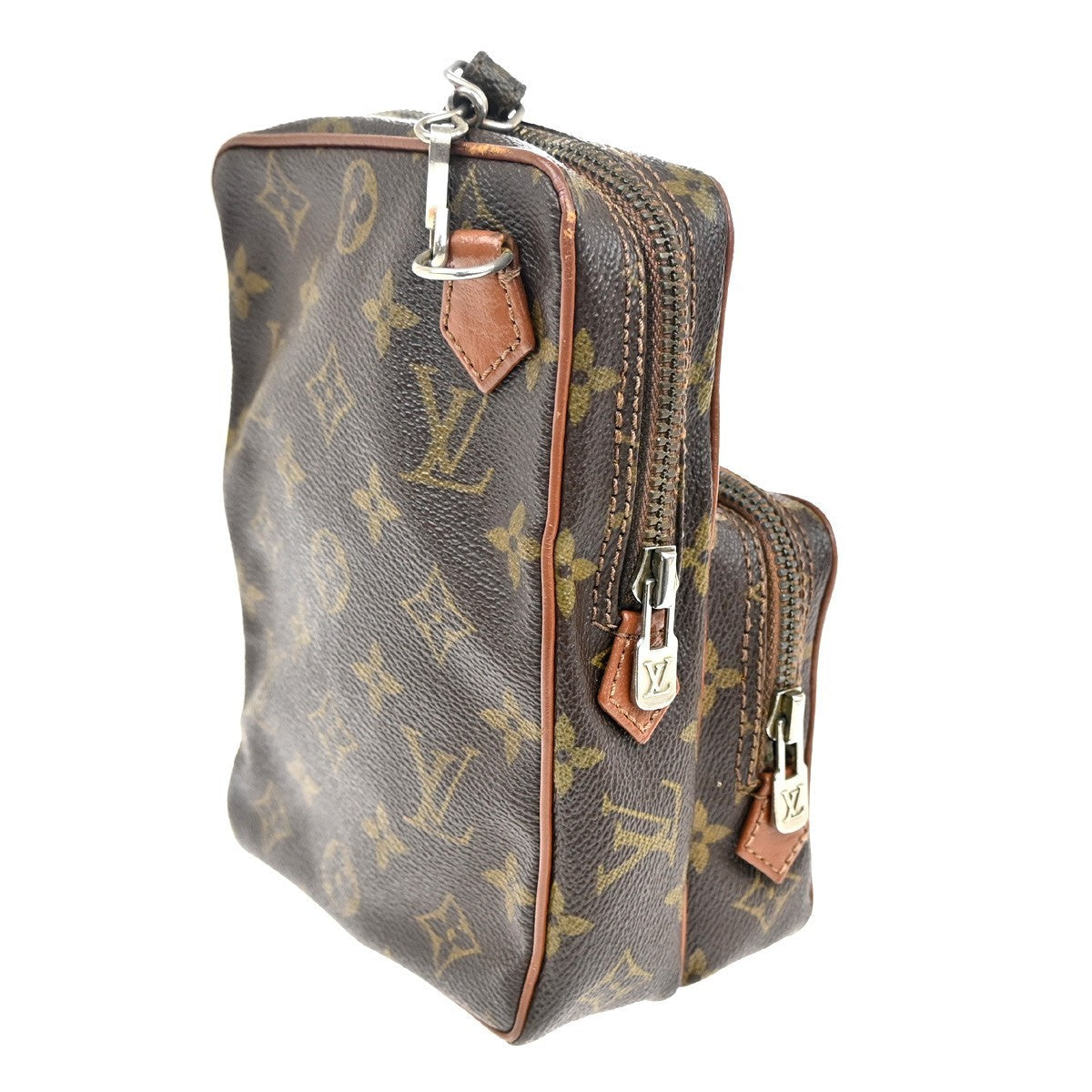 Louis Vuitton Amazone Bag Monogram Canvas Brown Canvas Shoulder Bag