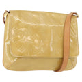 Louis Vuitton Thompson Street Handbag Monogram Vernis Beige Patent_Leather Shoulder Bag