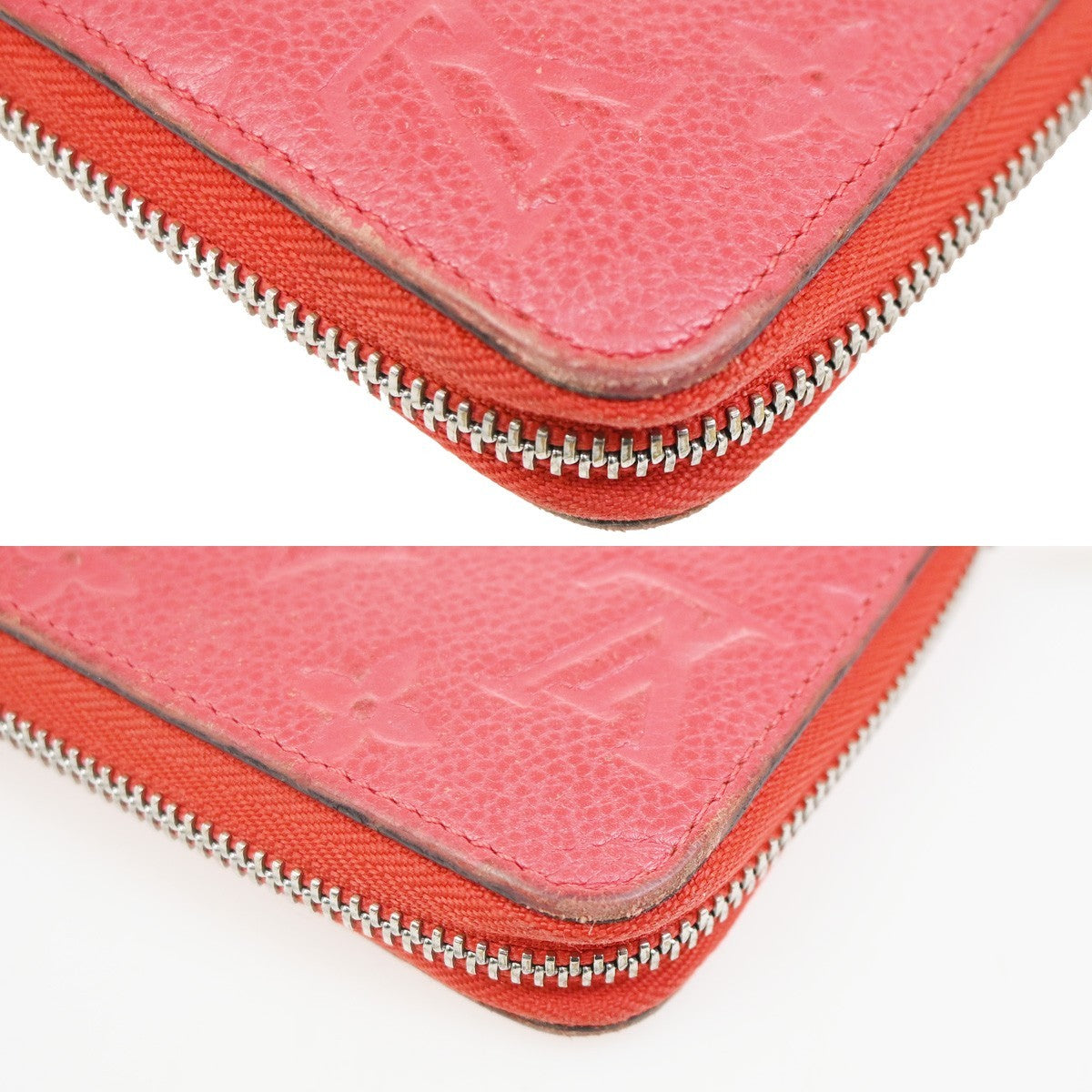 Louis Vuitton Portefeuille Zippy Monogramme Empreinte Monogramme Empreinte Red Leather Wallets Accessory