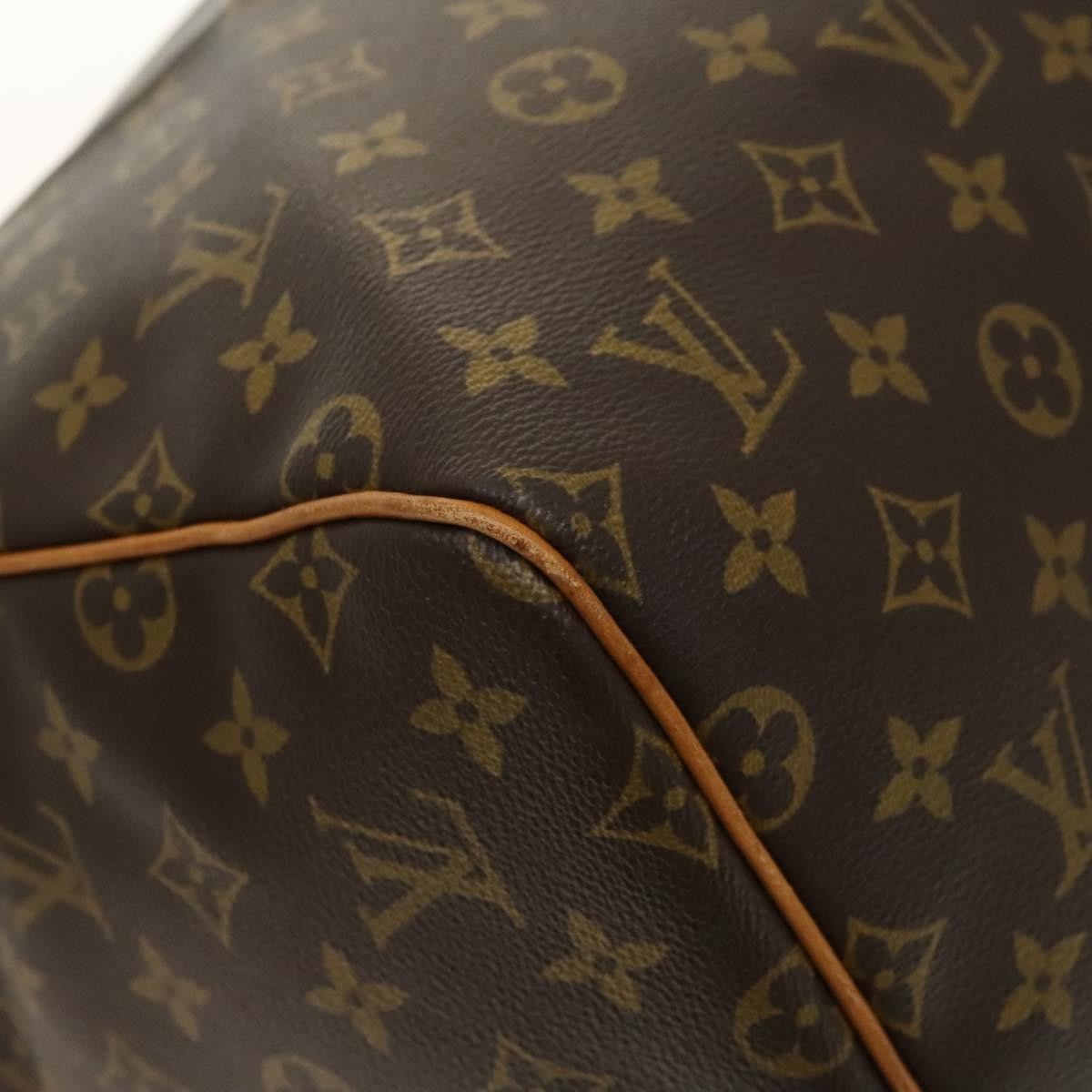 Louis Vuitton Keepall Bag Monogram Canvas Brown Canvas Travel Bag