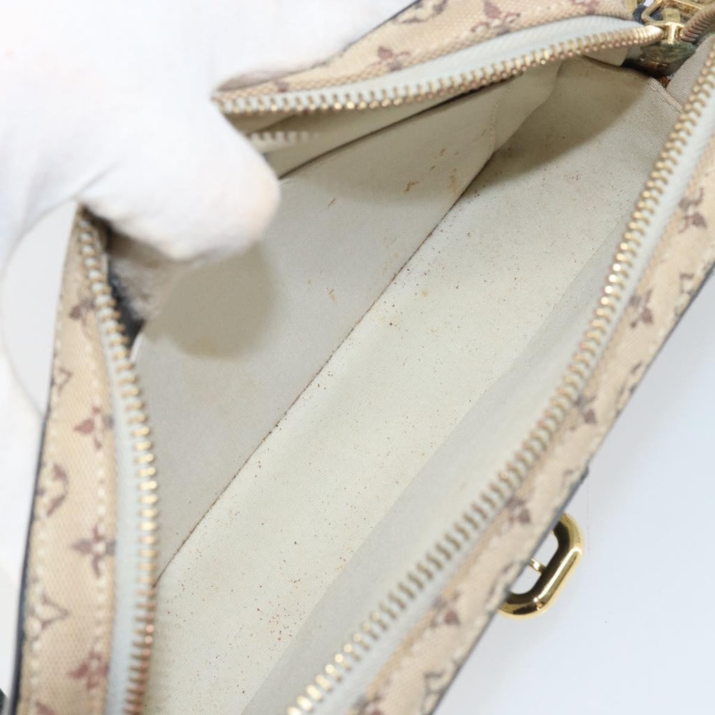 Louis Vuitton Juliette Crossbody Bag Mini Lin Blue Canvas Shoulder Bag
