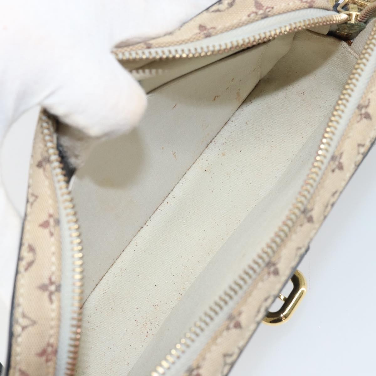 Louis Vuitton Juliette Crossbody Bag Mini Lin Blue Canvas Shoulder Bag