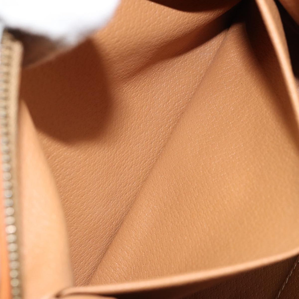 Celine Macadam Pochette Canvas And Leather Brown Canvas Clutche & Pouche Bag