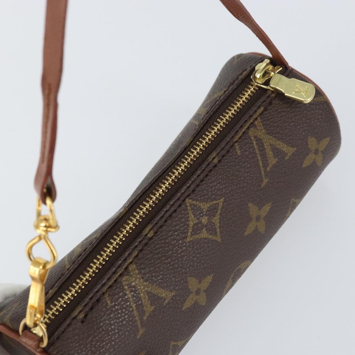 Louis Vuitton Papillon Pochette Monogram Canvas Brown Canvas Clutche & Pouche Bag