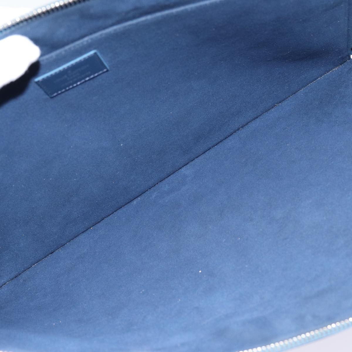 Louis Vuitton Pochette Jour Epi Leather Blue Leather Clutche & Pouche Bag