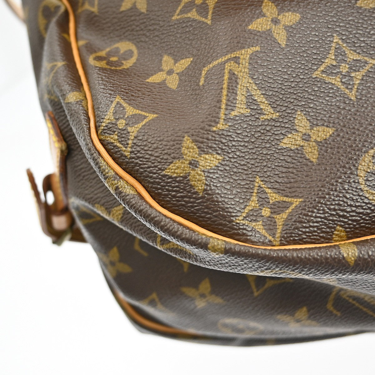 Louis Vuitton Saumur Handbag Monogram Canvas Brown Canvas Shoulder Bag