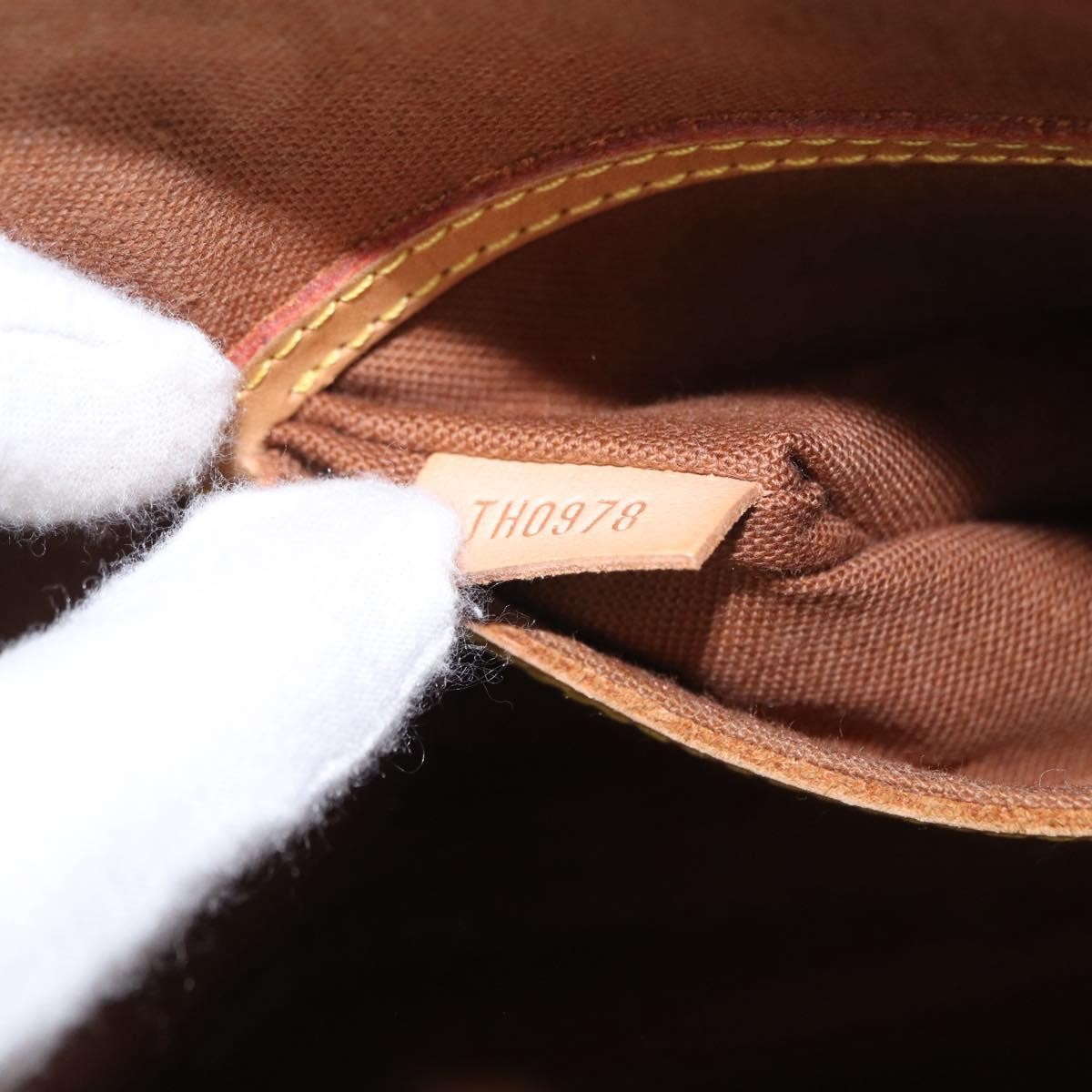Louis Vuitton Alma Handbag Monogram Canvas Brown Canvas Handbag
