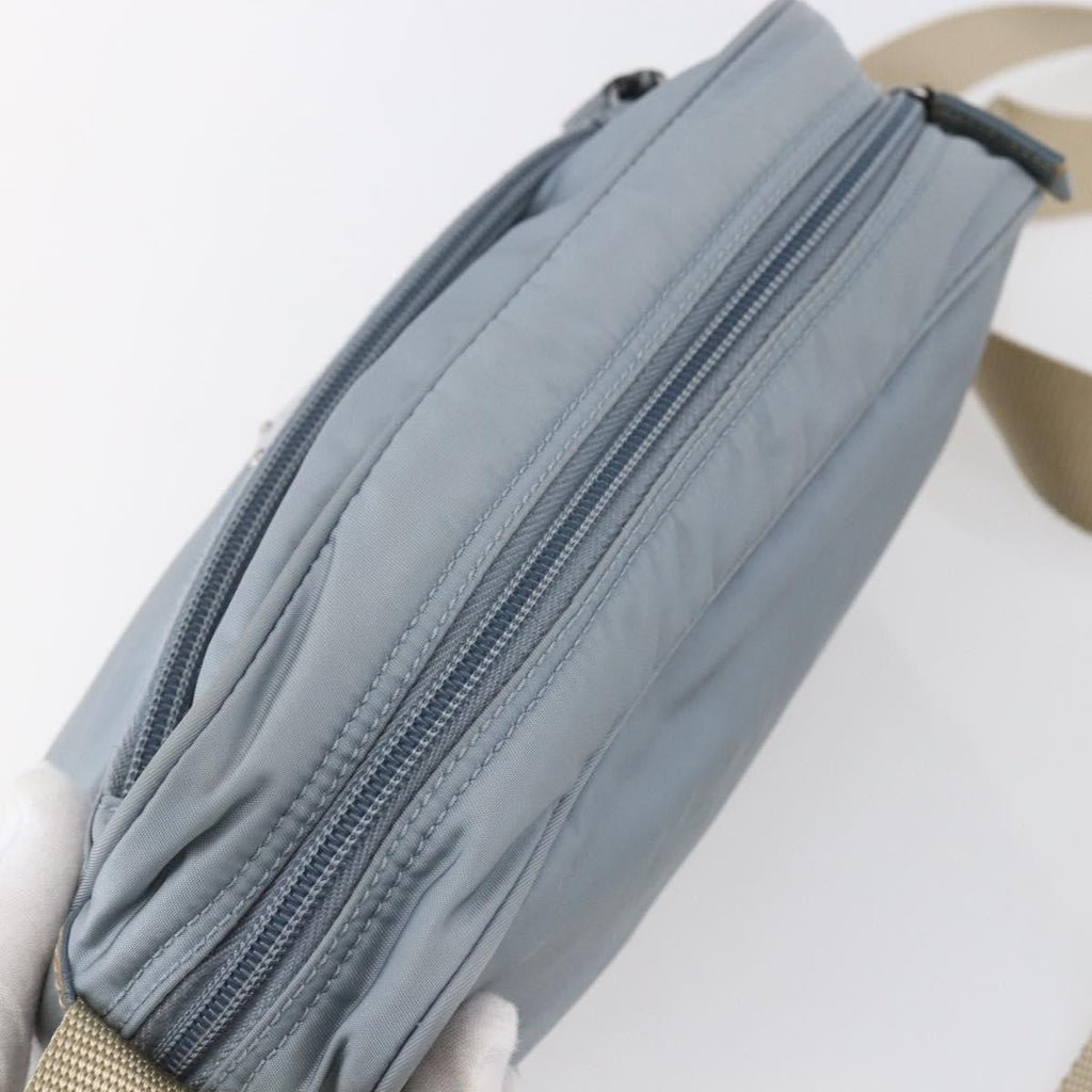 Prada Front Pocket Camera Bag Tessuto Blue Nylon Shoulder Bag Bag