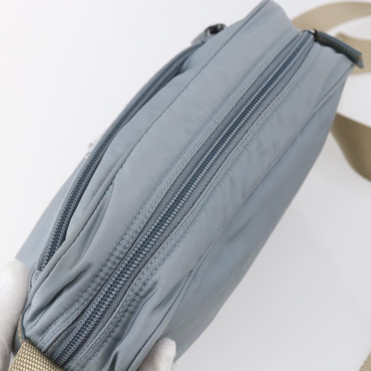 Prada Front Pocket Camera Bag Tessuto Blue Nylon Shoulder Bag Bag