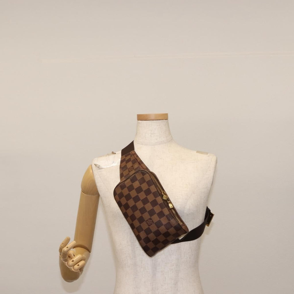 Louis Vuitton Geronimos Waist Bag Damier Brown Canvas Shoulder Bag