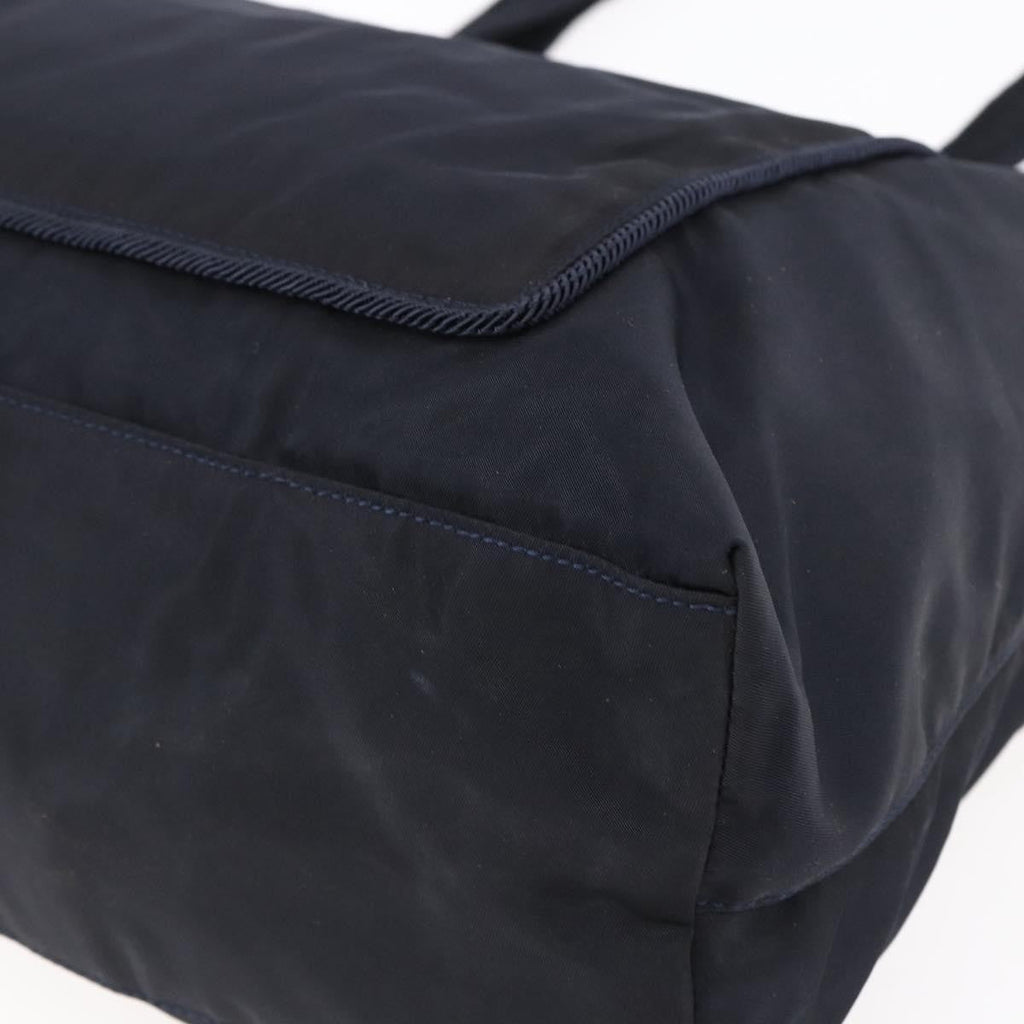 Prada Front Pocket Zip Tote Tessuto Black Nylon Tote Bag Bag