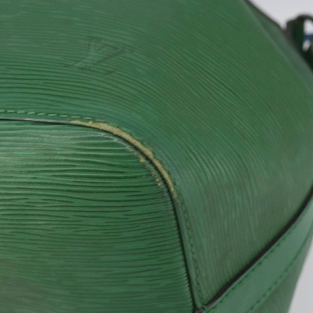 Louis Vuitton Petit Noe Handbag Epi Leather Green Leather Shoulder Bag