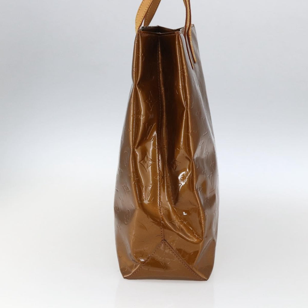 Louis Vuitton Reade Handbag Monogram Vernis Brown Patent_Leather Tote Bag