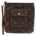 Louis Vuitton Partition Wristlet Clutch Monogram Canvas Brown Canvas Clutche & Pouche Bag