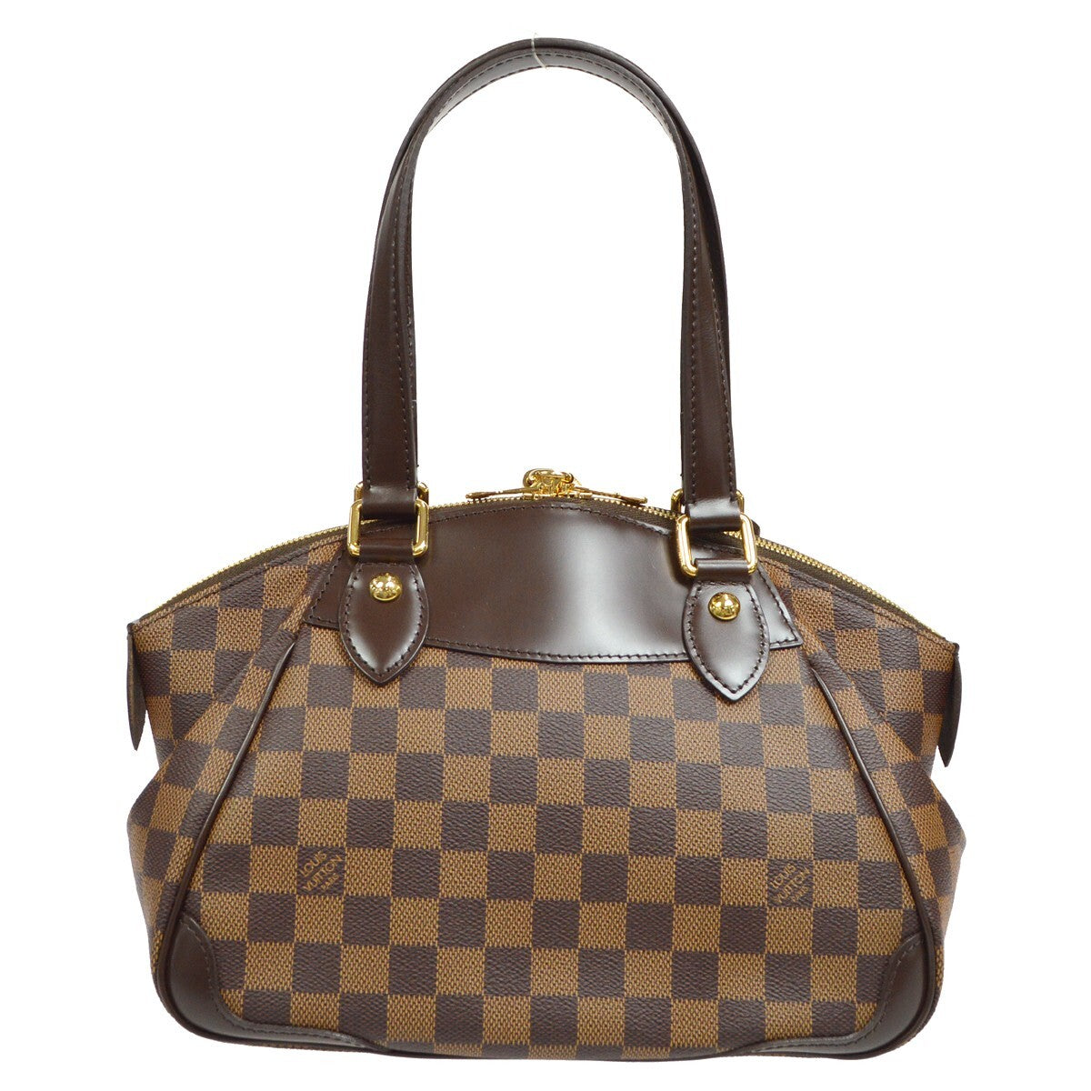 Louis Vuitton Verona Handbag Damier Brown Canvas Shoulder Bag