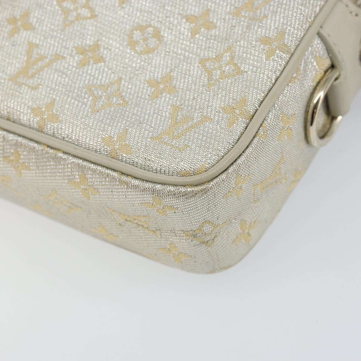 Louis Vuitton Mckenna Shoulder Bag Mini Lin Gold Canvas Bag