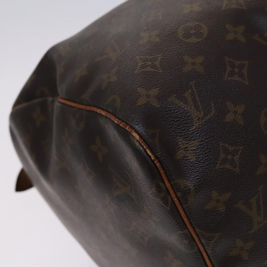 Louis Vuitton Keepall Bag Monogram Canvas Brown Canvas Travel Bag