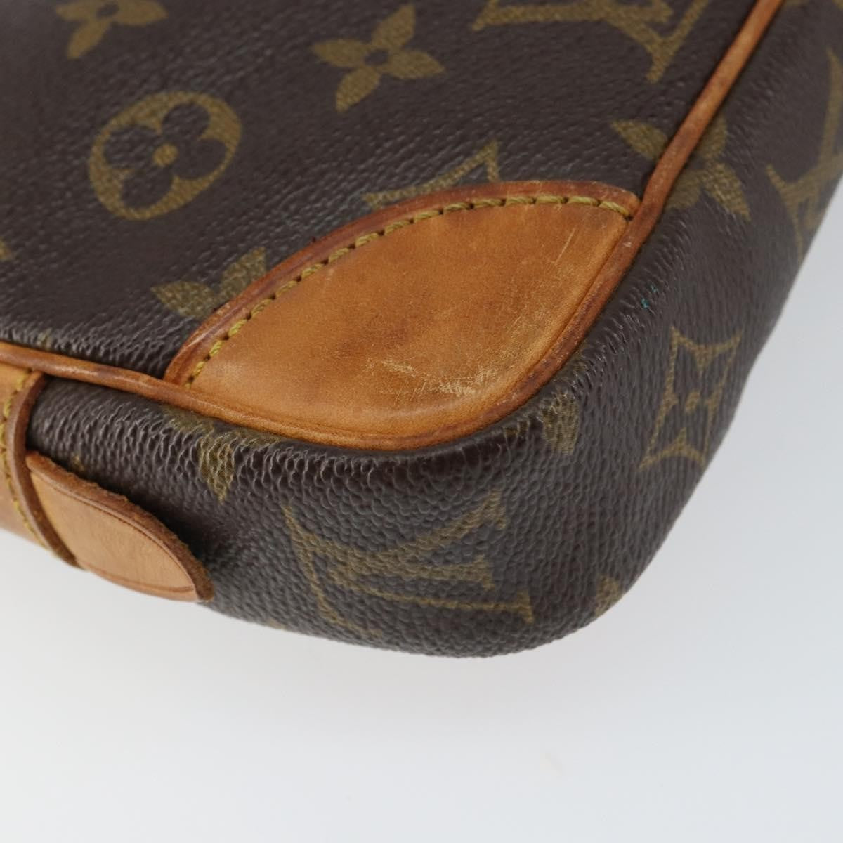 Louis Vuitton Marly Dragonne Clutch Monogram Canvas Brown Canvas Clutche & Pouche Bag