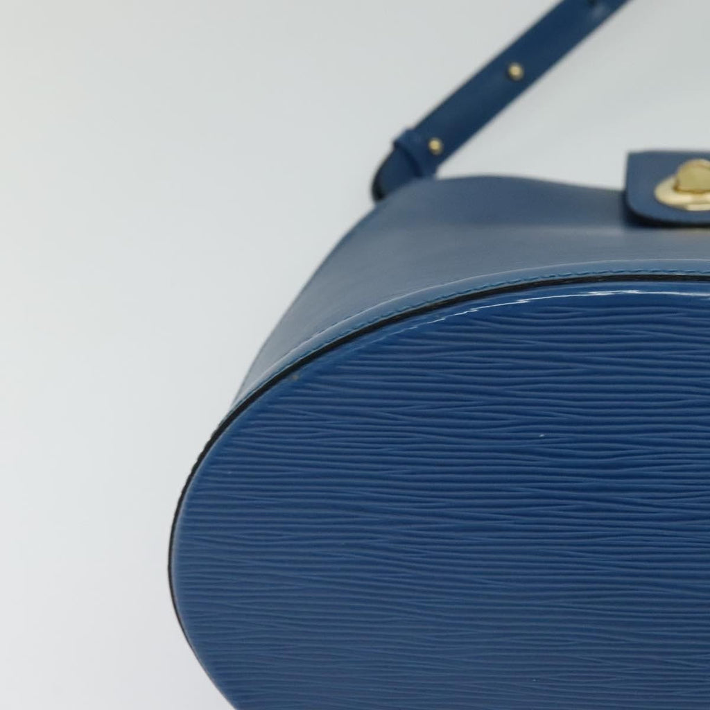 Louis Vuitton Cluny Shoulder Bag Epi Leather Blue Leather Shoulder Bag