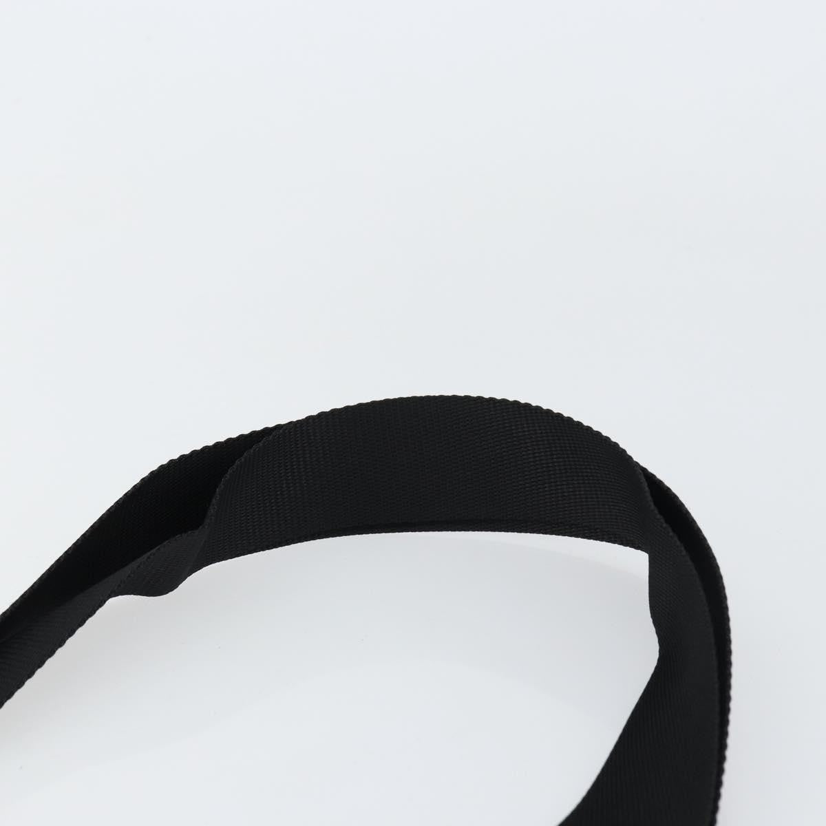 Prada Flat Messenger Bag Tessuto Black Nylon Shoulder Bag Bag
