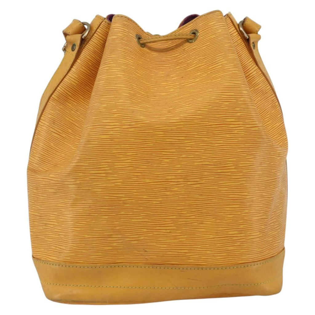 Louis Vuitton Noe Handbag Epi Leather Yellow Leather Shoulder Bag