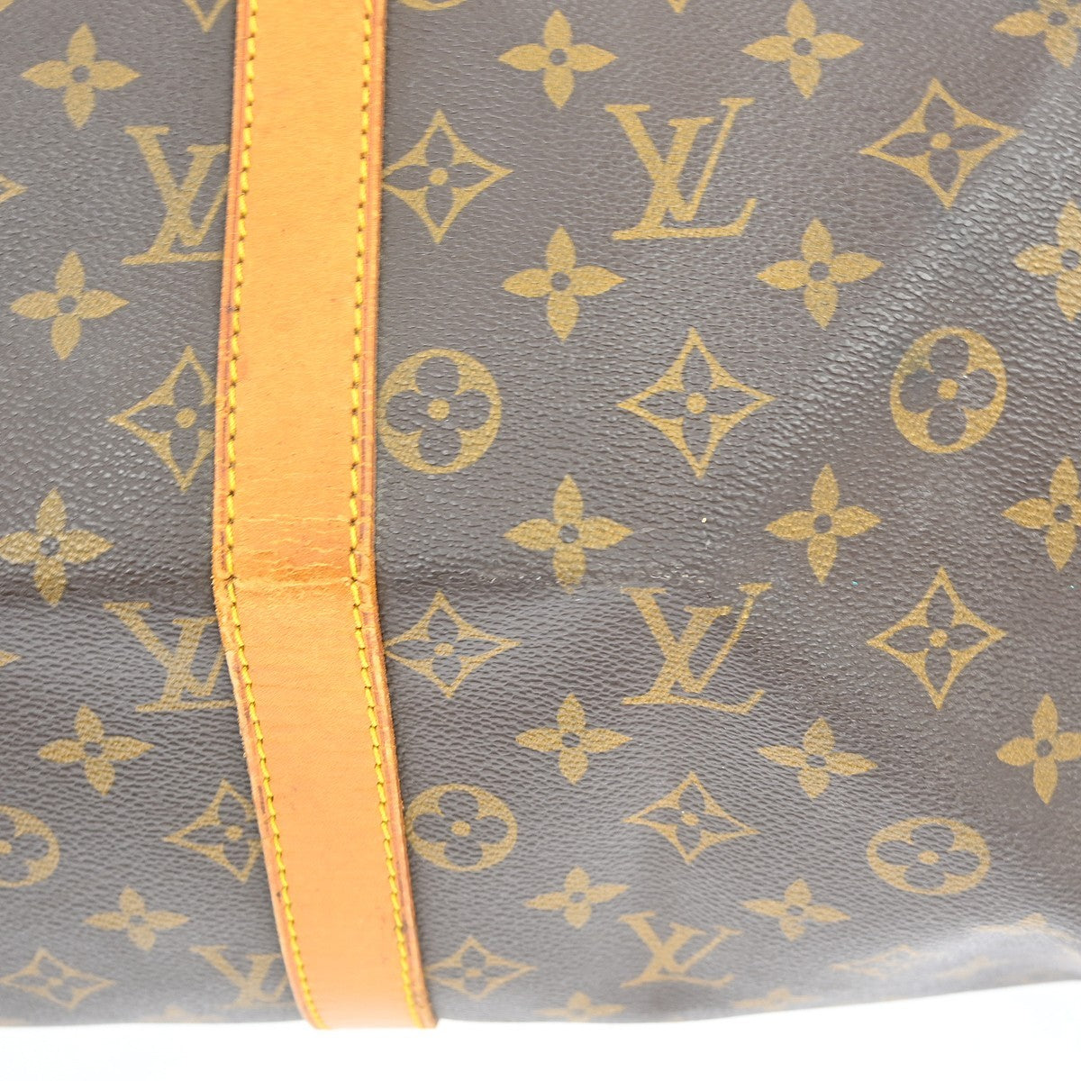 Louis Vuitton Keepall Bag Monogram Canvas Brown Canvas Travel Bag