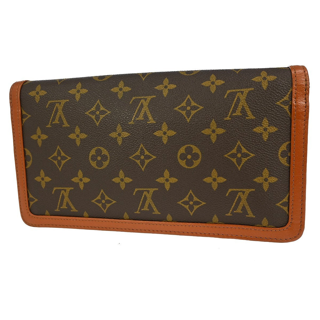 Louis Vuitton Dame Pochette Monogram Canvas Brown Canvas Clutche & Pouche Bag