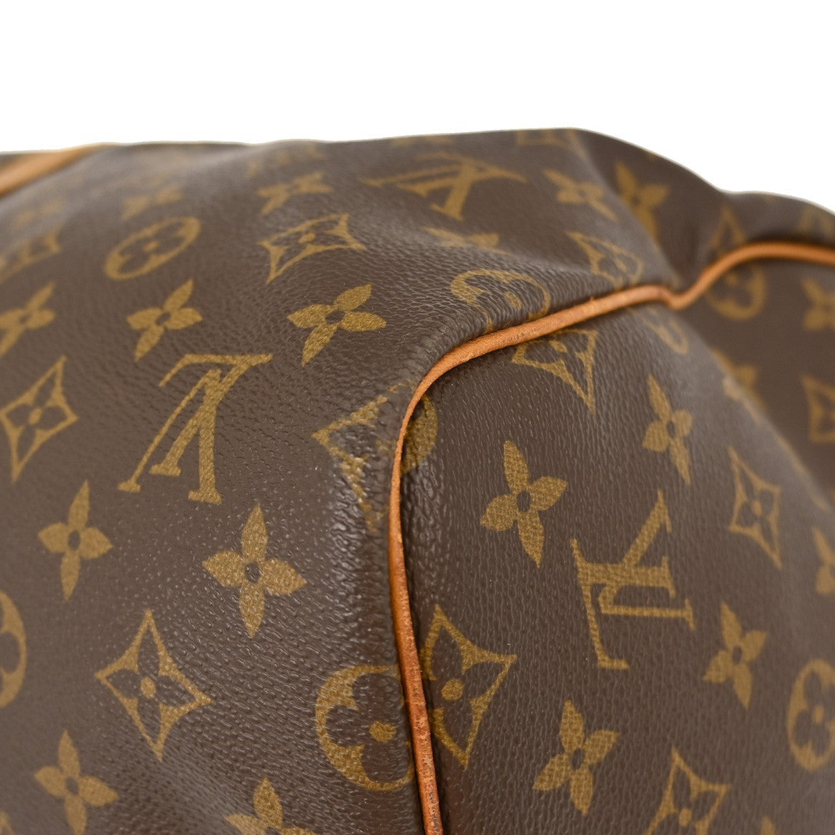 Louis Vuitton Keepall Bag Monogram Canvas Brown Canvas Travel Bag