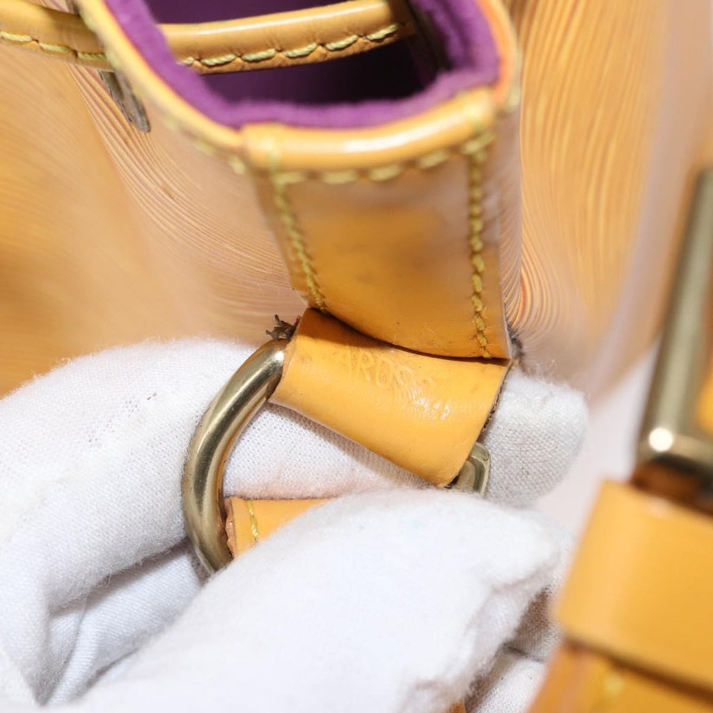 Louis Vuitton Petit Noe Handbag Epi Leather Yellow Leather Shoulder Bag