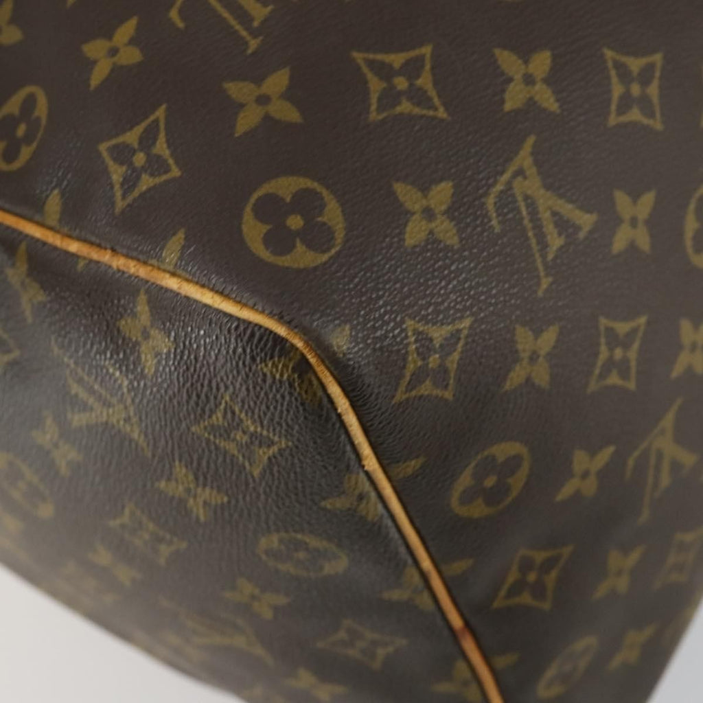 Louis Vuitton Keepall Bag Monogram Canvas Brown Canvas Travel Bag