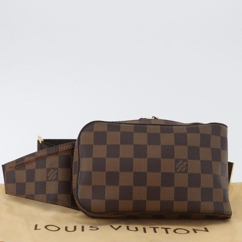 Louis Vuitton Geronimos Waist Bag Damier Brown Canvas Shoulder Bag