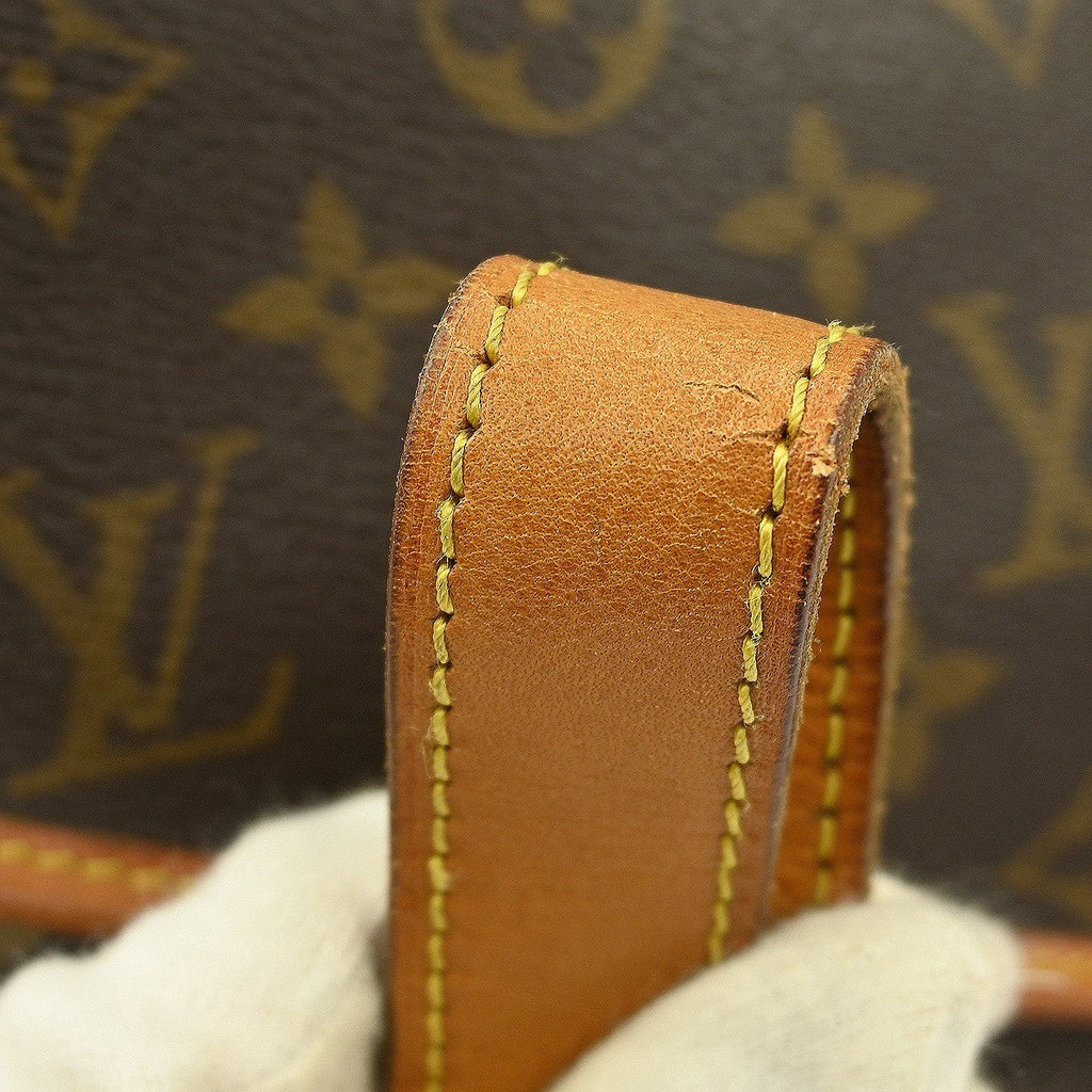 Louis Vuitton Saumur Handbag Monogram Canvas Brown Canvas Shoulder Bag