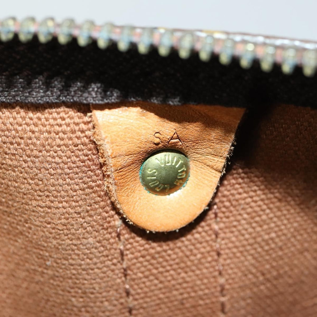 Louis Vuitton Keepall Bag Monogram Canvas Brown Canvas Travel Bag