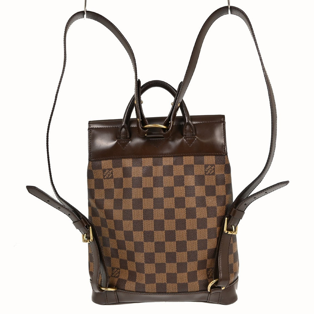 Louis Vuitton Soho Backpack Damier Brown Canvas Backpack Bag
