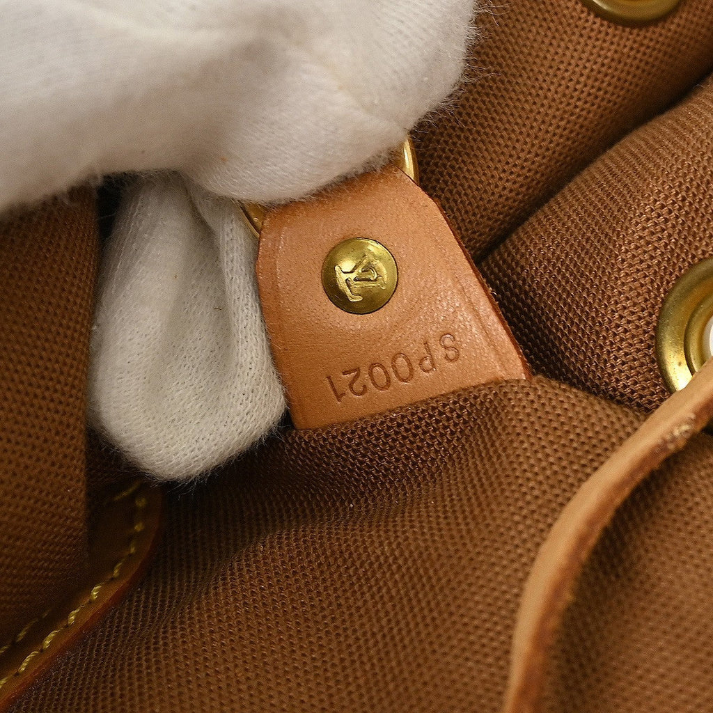 Louis Vuitton Vintage Montsouris Backpack Monogram Canvas Brown Canvas Backpack Bag