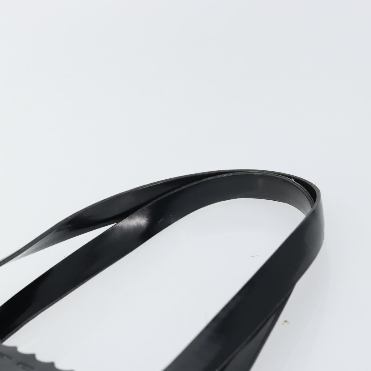 Prada Vintage Tote Tessuto With Leather Black Patent_Leather Tote Bag Bag