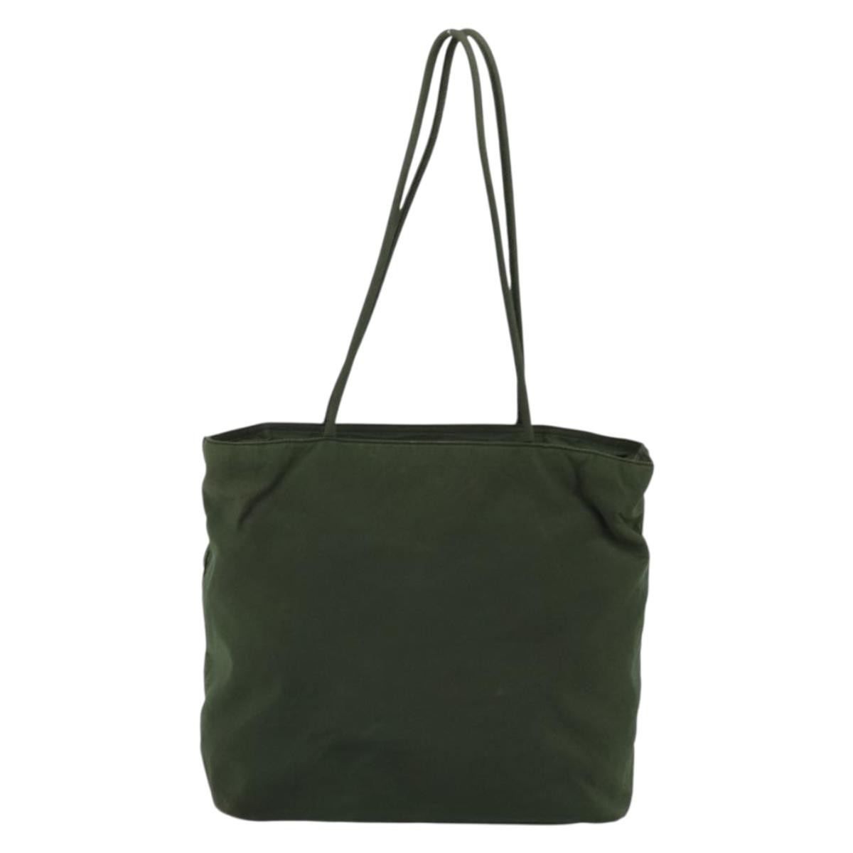 Prada Vintage Tote Tessuto Green Nylon Tote Bag Bag