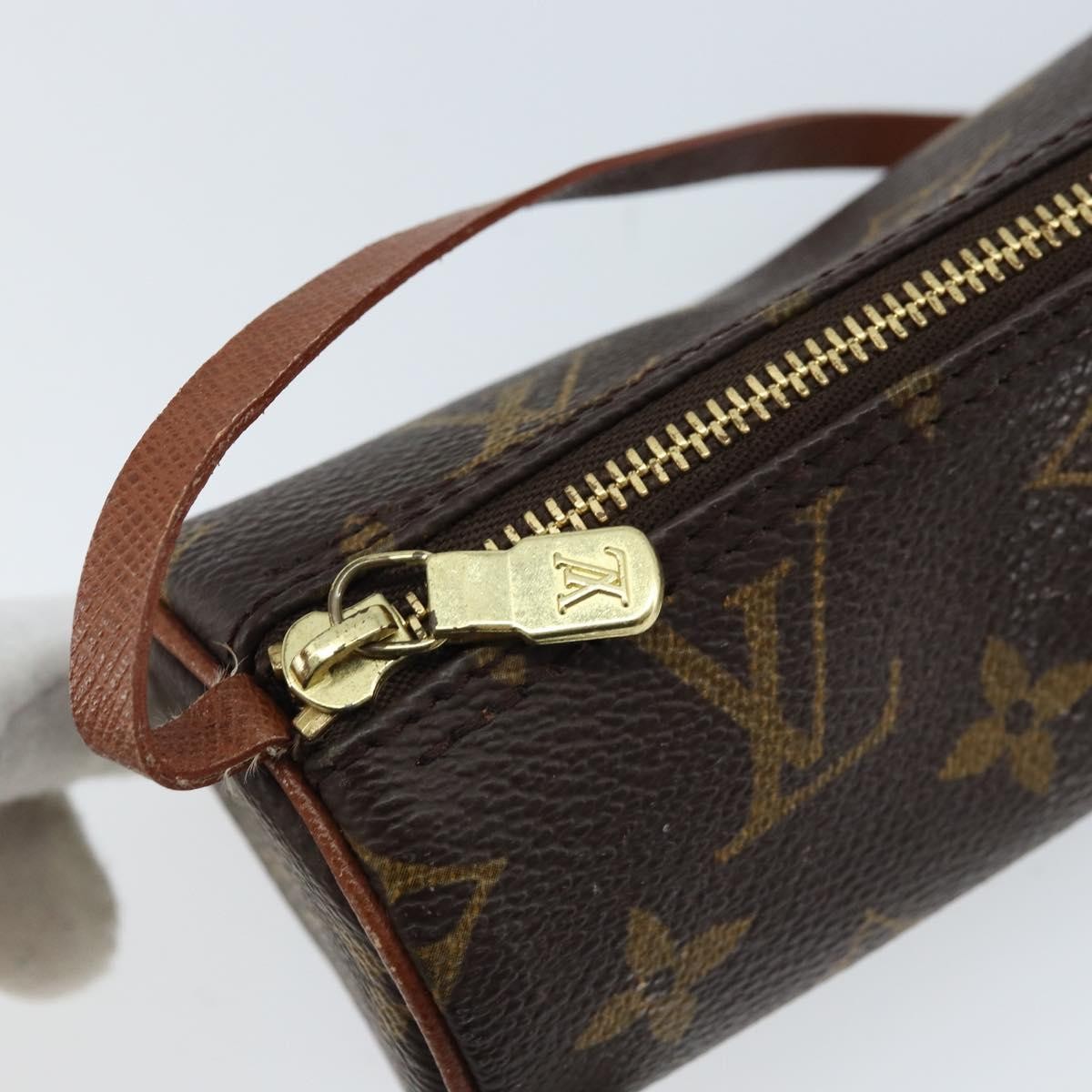 Louis Vuitton Papillon Pochette Monogram Canvas Brown Canvas Clutche & Pouche Bag
