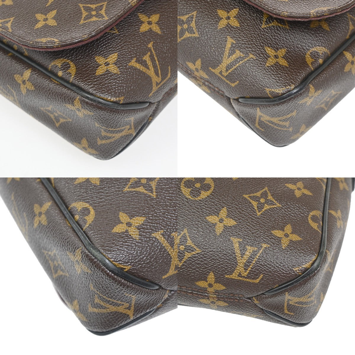 Louis Vuitton District Messenger Bag Macassar Monogram Canvas Brown Canvas Shoulder Bag